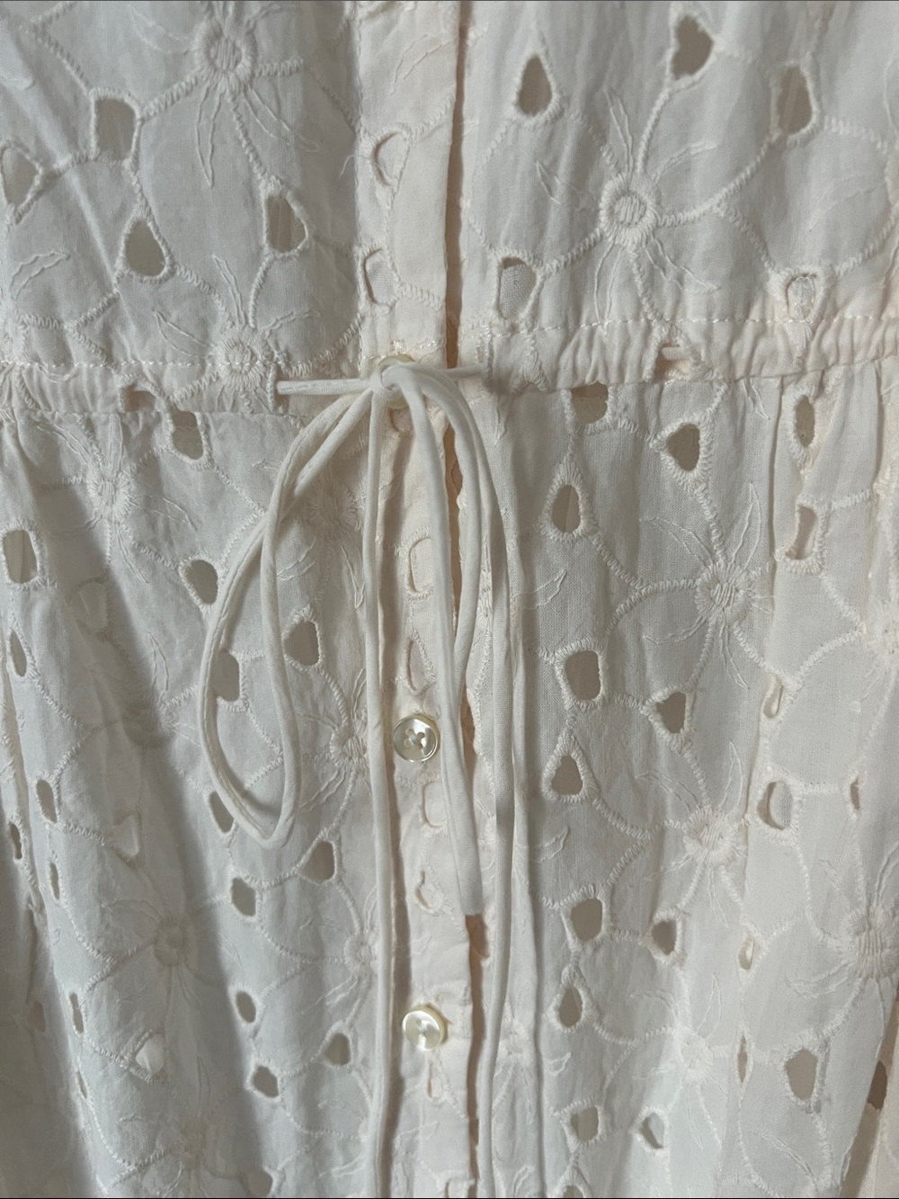 Trovata Birds of Paradis Kristi Eyelet Midi Dress – Size Large – NWT - Picture 9 of 16